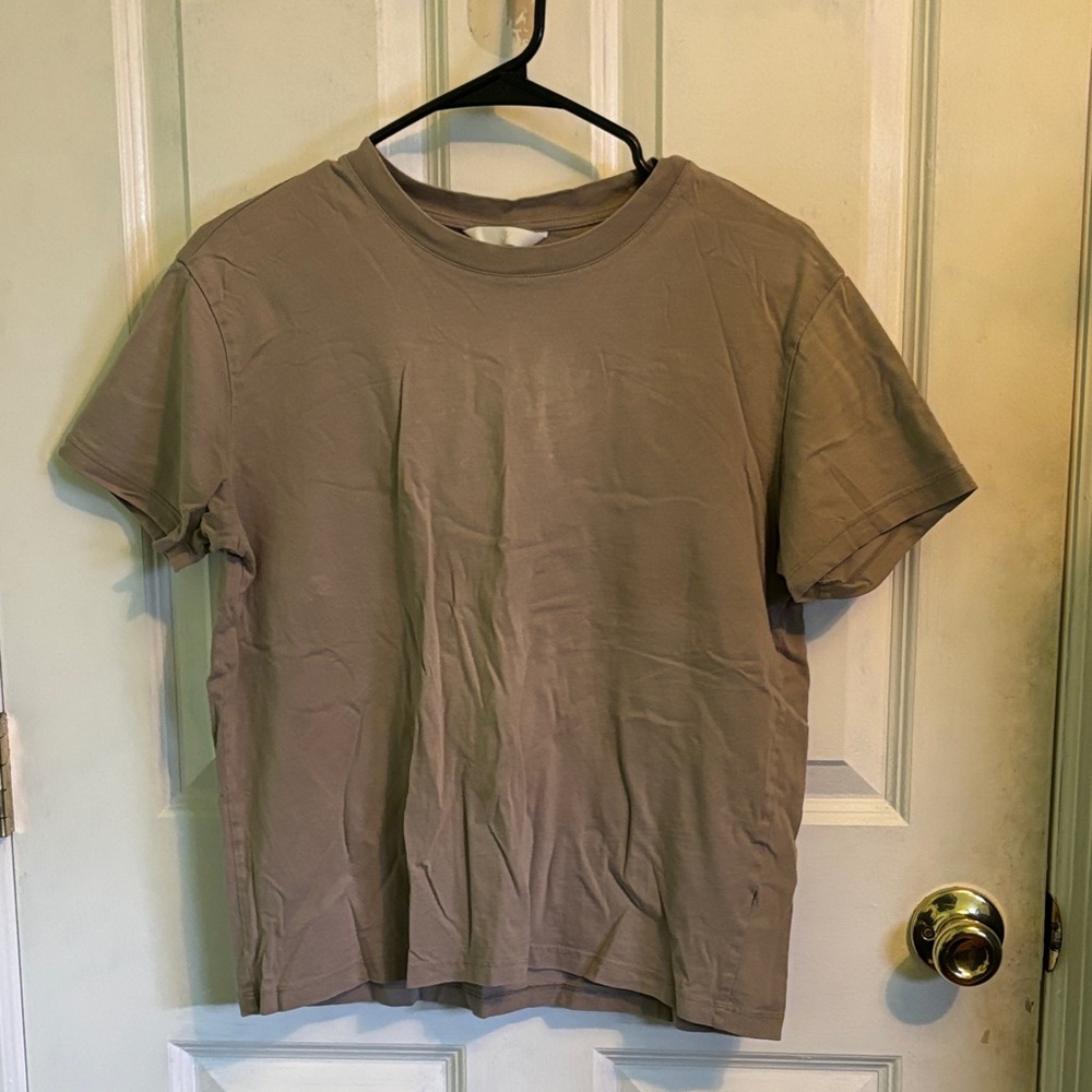 H&M Tan Basic T-Shirt